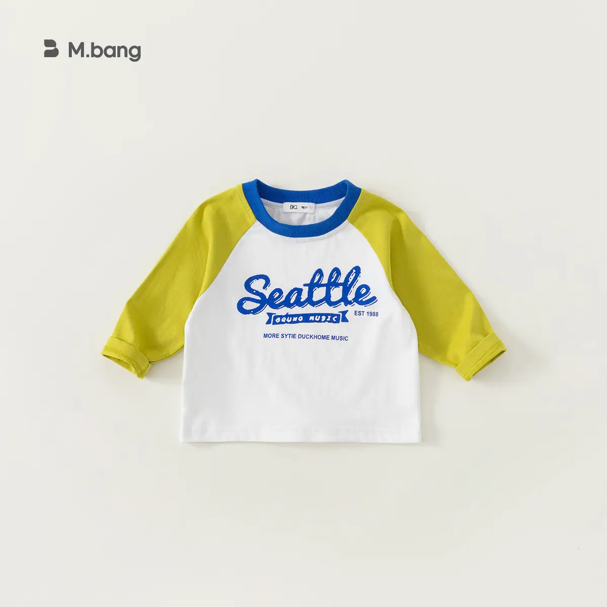 Mibang Cotton Floral Baby T-Shirt Cream Sleeveless — feature 3