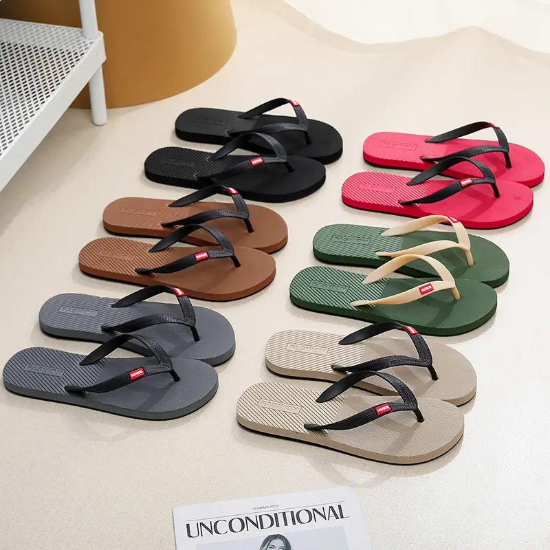 Flip-flops men's summer non-slip durable wear-resistant outer wear high-end beach shoes slippers new flip-flops - Image 8