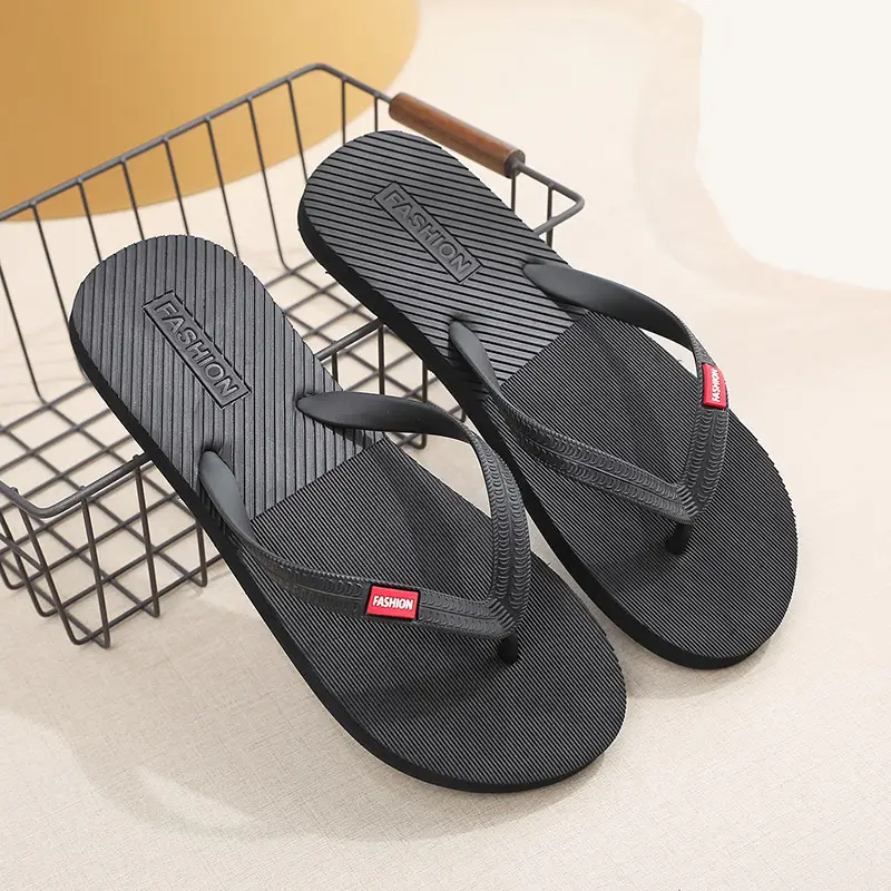 Flip-flops men's summer non-slip durable wear-resistant outer wear high-end beach shoes slippers new flip-flops - Image 9
