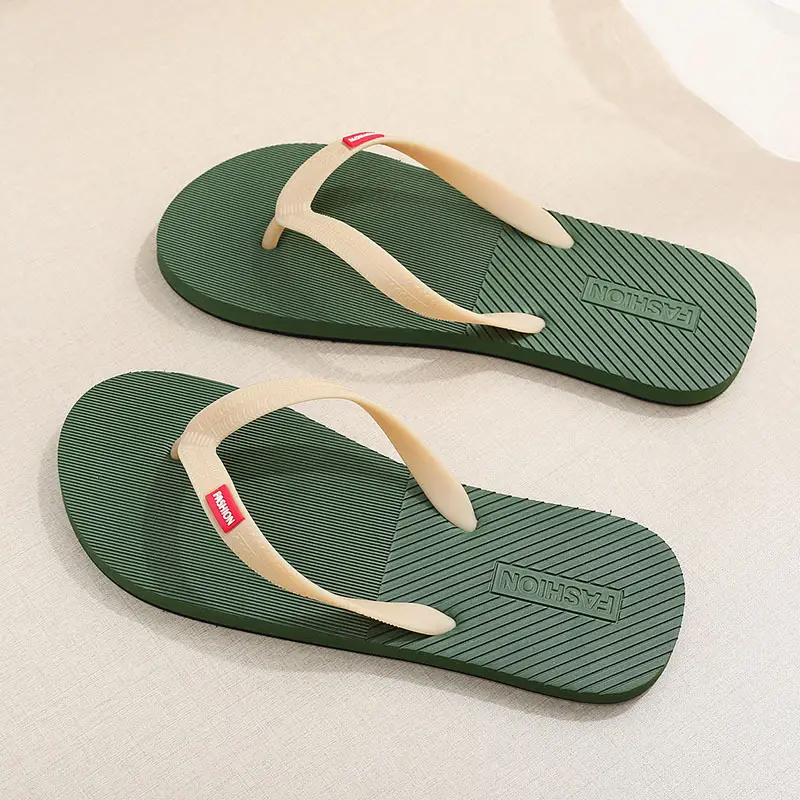 Flip-flops men's summer non-slip durable wear-resistant outer wear high-end beach shoes slippers new flip-flops - Image 3