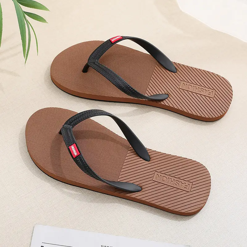 Flip-flops men's summer non-slip durable wear-resistant outer wear high-end beach shoes slippers new flip-flops - Image 6