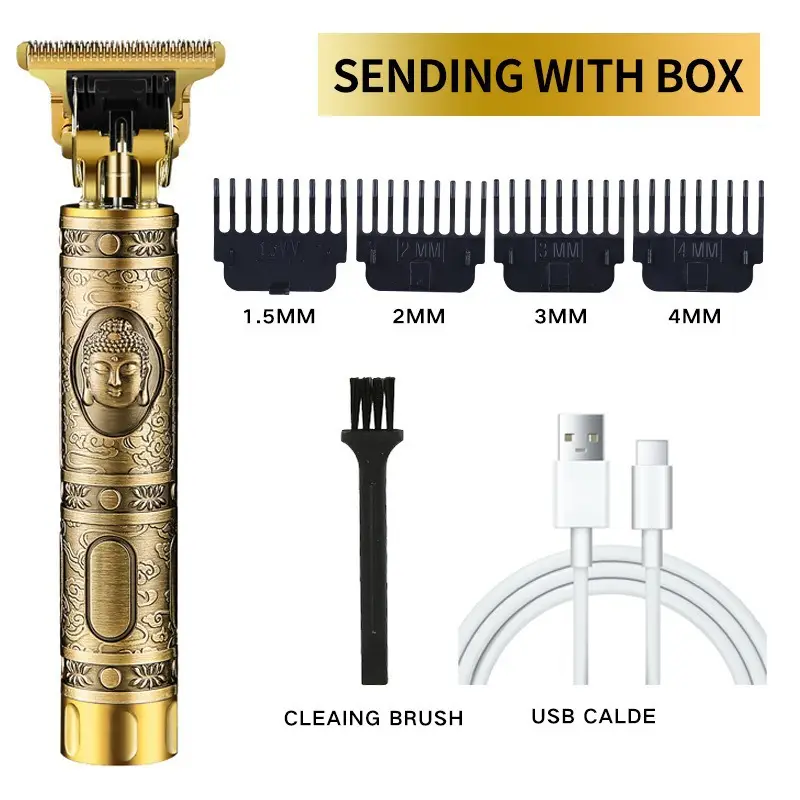 Professional Electric Clipper with Oil & Brushes — feature 2