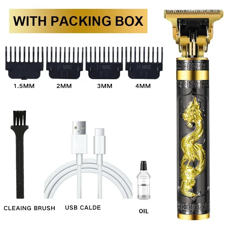 Professional Electric Clipper with Oil & Brushes