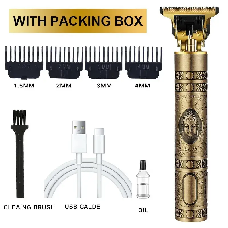 Professional Electric Clipper with Oil & Brushes
