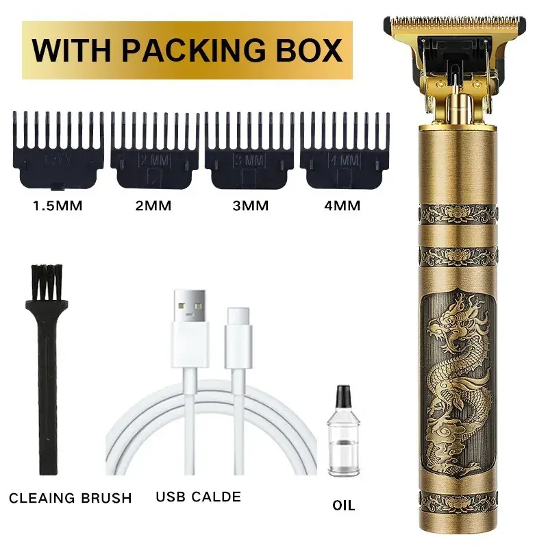 Professional Electric Clipper with Oil & Brushes