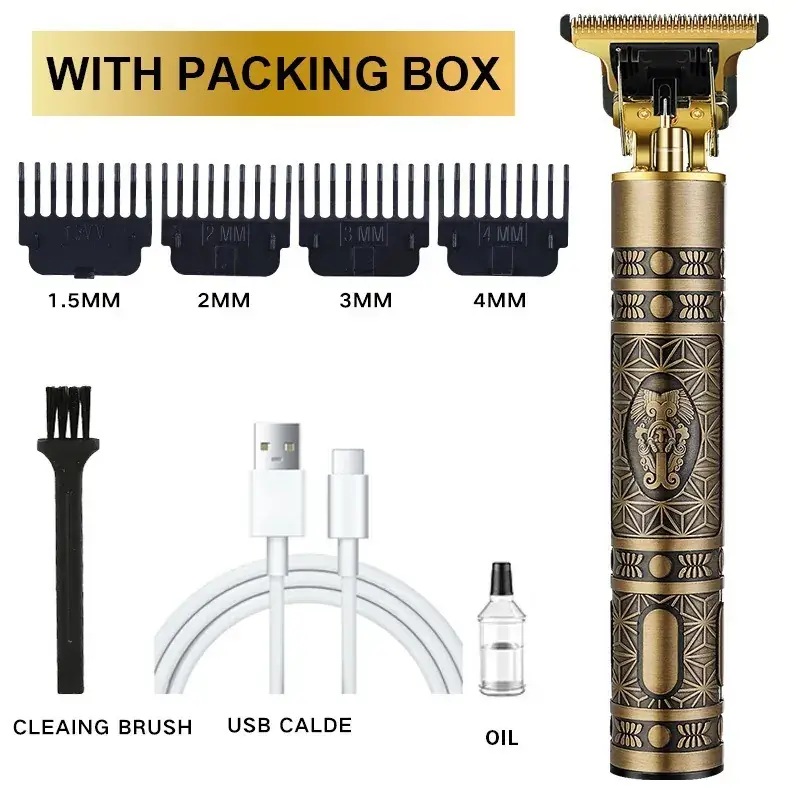 Professional Electric Clipper with Oil & Brushes