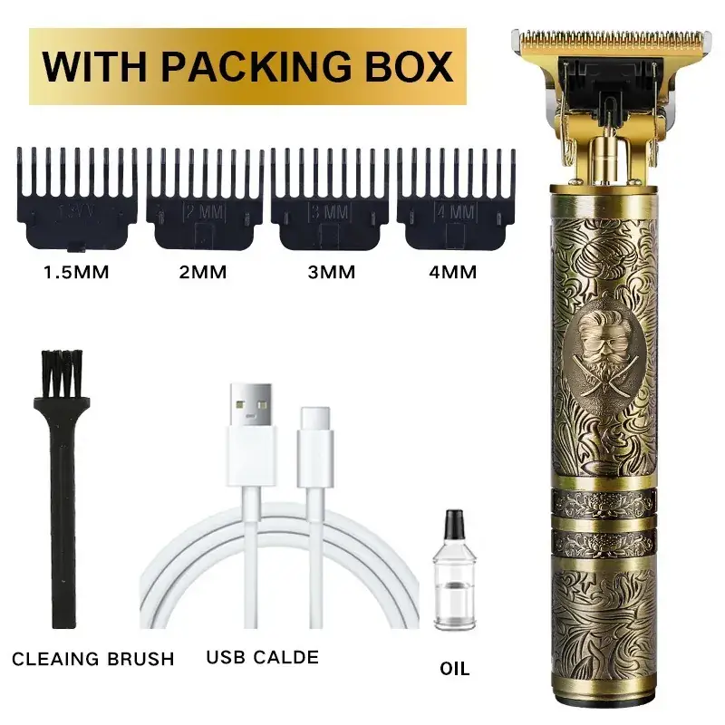 Professional Electric Clipper with Oil & Brushes