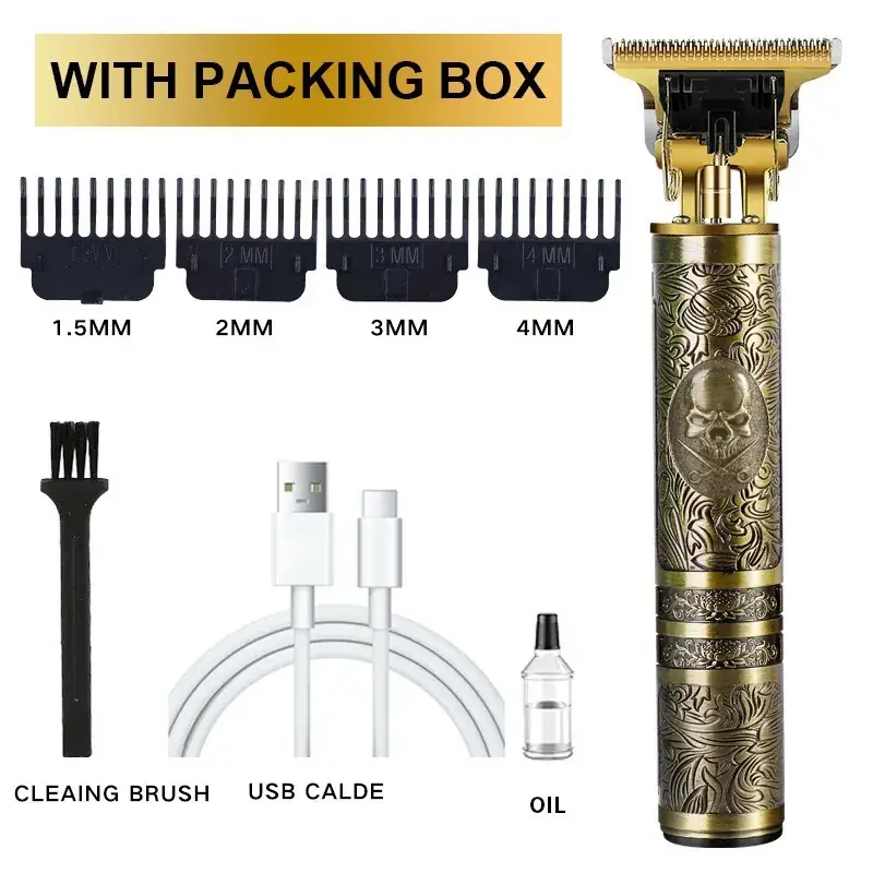 Professional Electric Clipper with Oil & Brushes
