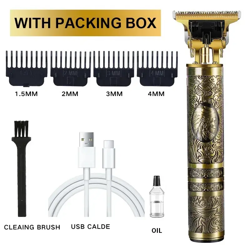 Professional Electric Clipper with Oil & Brushes