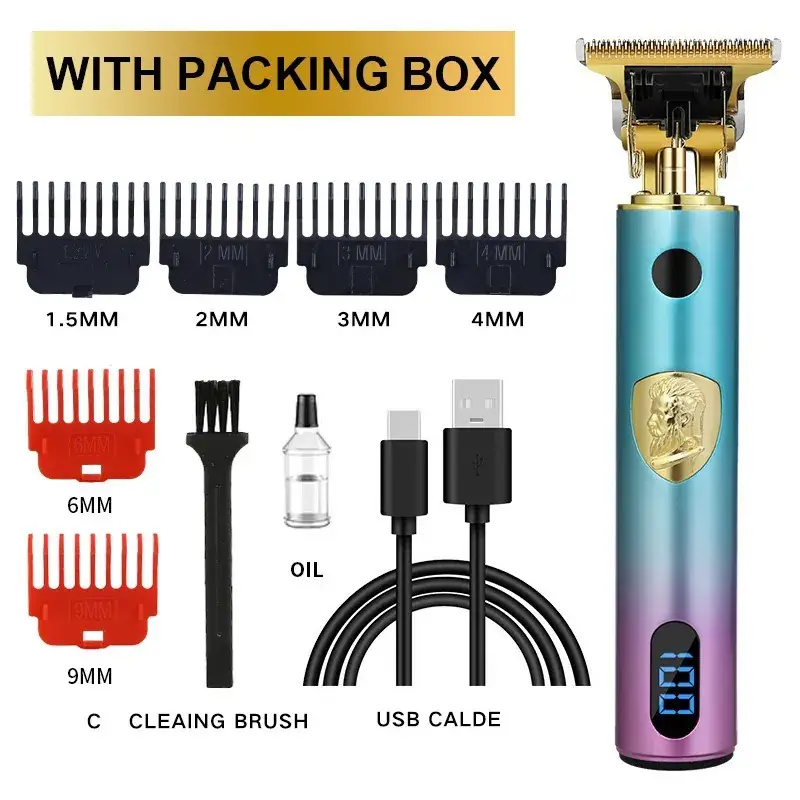 Professional Electric Clipper with Oil & Brushes