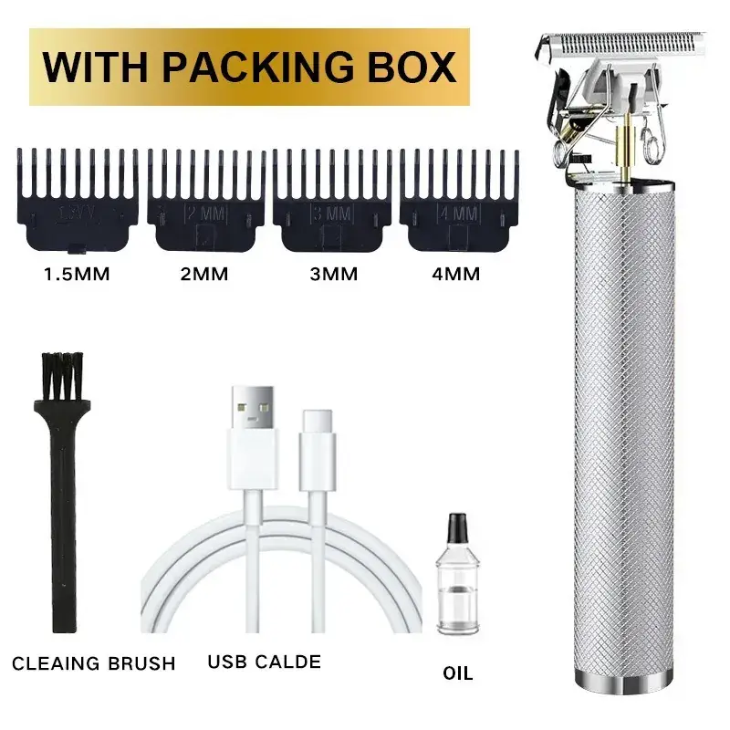 Professional Electric Clipper with Oil & Brushes