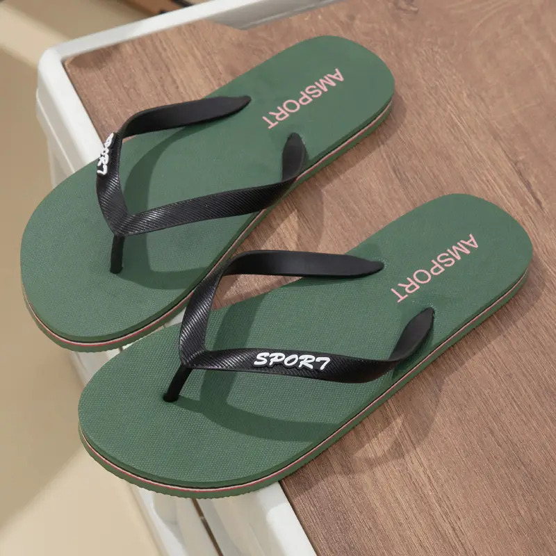 Flip-flops men's summer casual flip-flops new fashion outdoor soft bottom beach slippers for lovers - Image 2