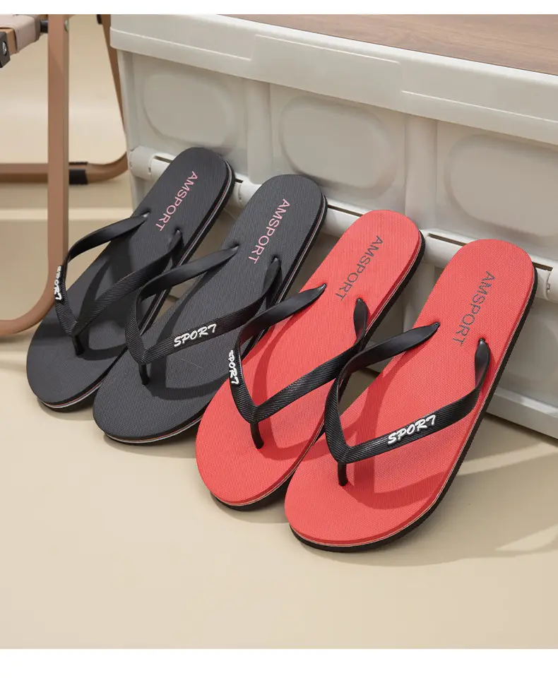 Flip-flops men's summer casual flip-flops new fashion outdoor soft bottom beach slippers for lovers — feature 12