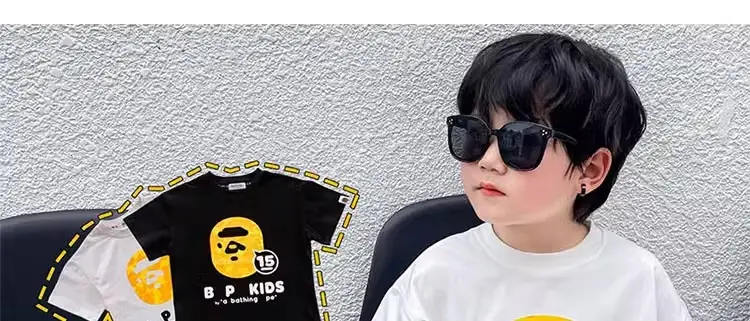 Pure Cotton Boys T-Shirt 2025 Summer New Style — feature 2