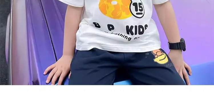 Pure Cotton Boys T-Shirt 2025 Summer New Style — feature 6