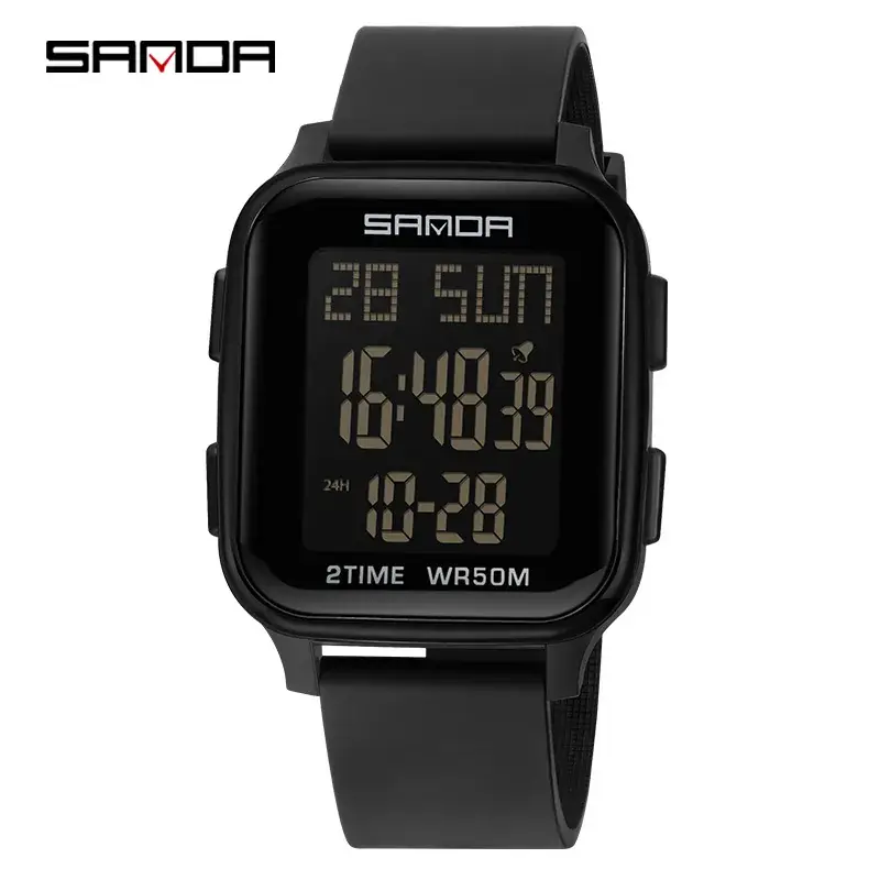Sanda Digital Men's Watch Waterproof 82:00 Display