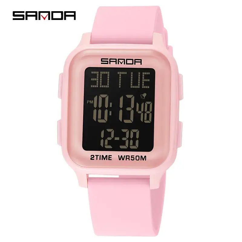 Sanda Digital Men's Watch Waterproof 82:00 Display