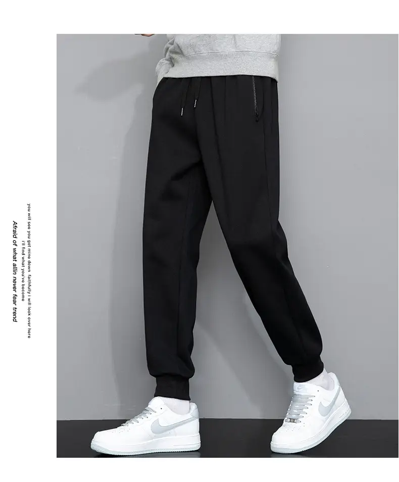 Men Grey Sweatpants with Zip Pockets — feature 15