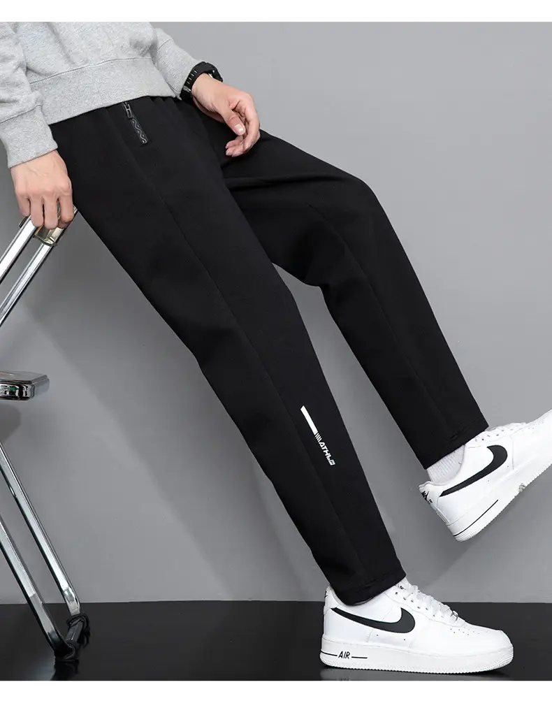 Men Grey Sweatpants with Zip Pockets — feature 20
