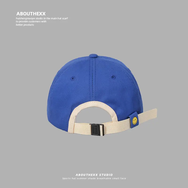 Korean Klein Blue Show Details Cap Women All-match Japanese Style Spring Summer Baseball Cap for Men — feature 10