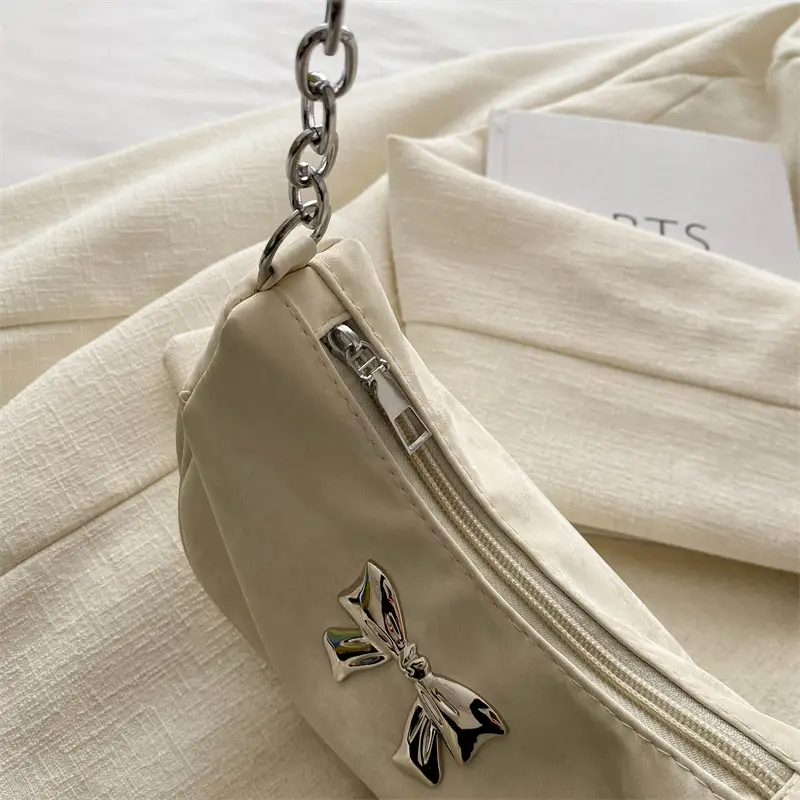 Women's Underarm Bag Shoulder Crossbody Beige 2024 - Image 8