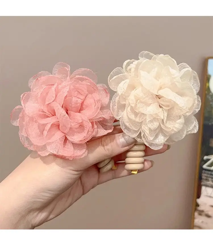 Women's Bubble Hair Braide Rope with Bow — feature 25