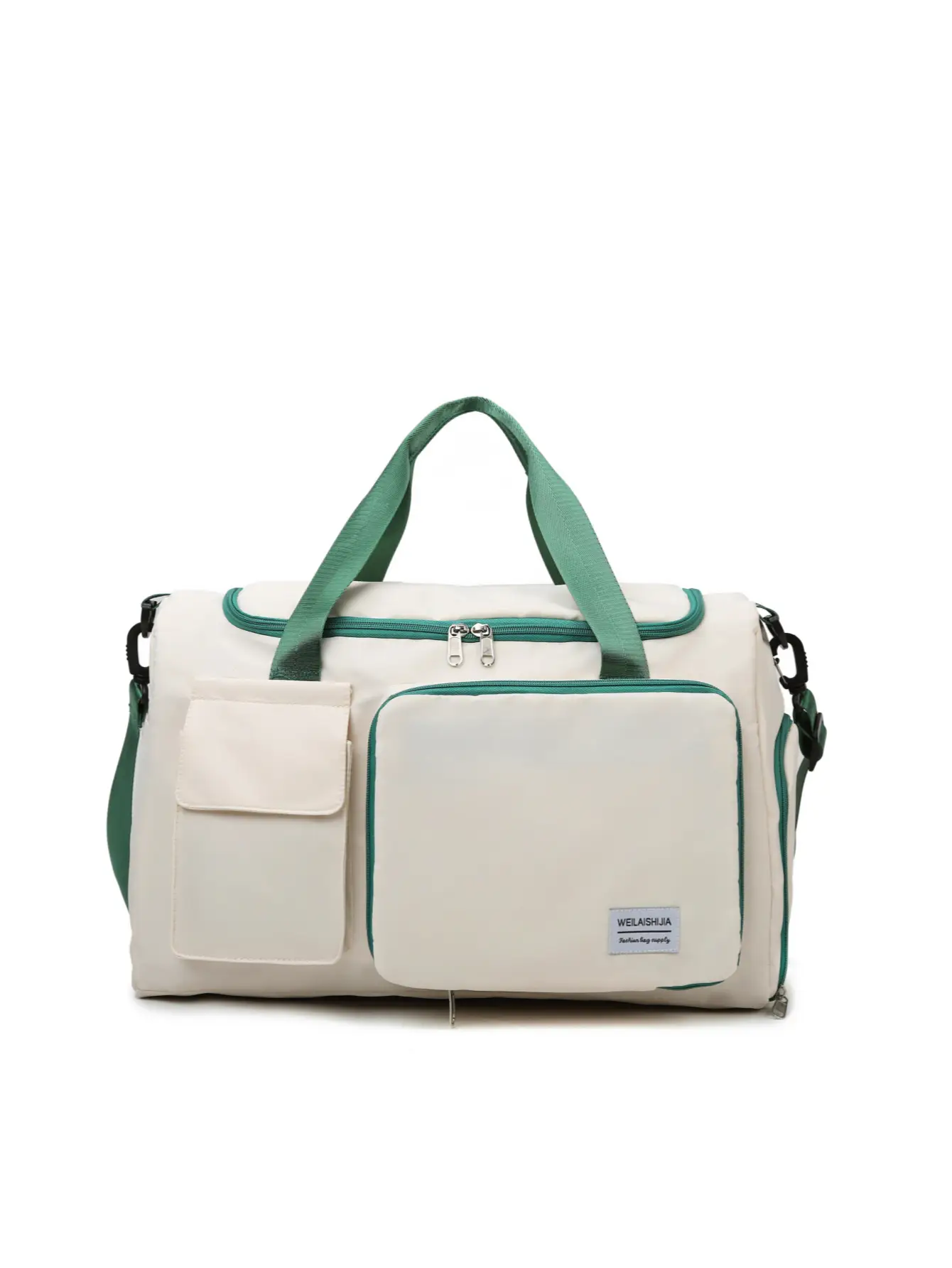 Contrast Color Foldable Fitness Bag for Travel