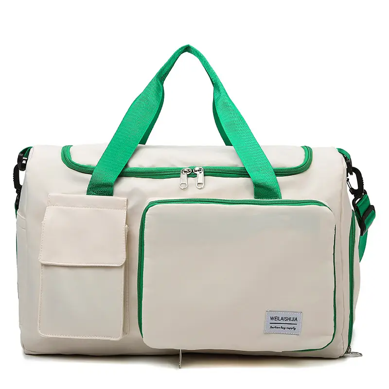 Contrast Color Foldable Fitness Bag for Travel