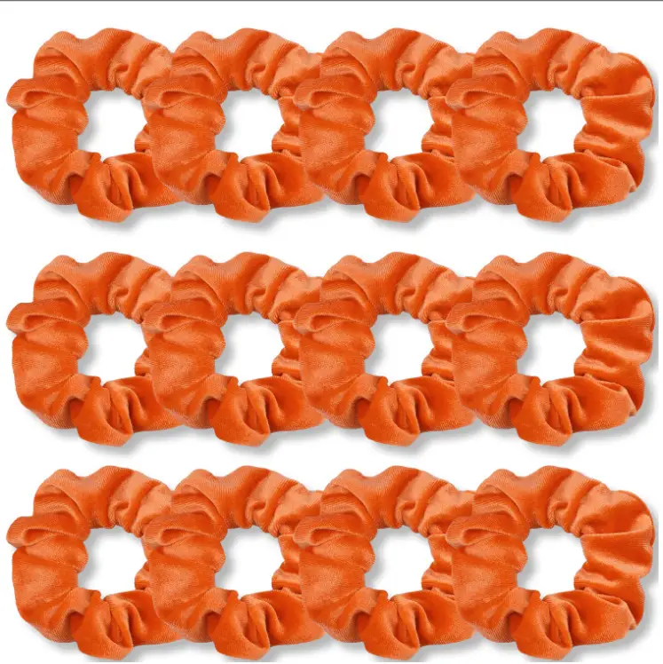 Pink Elastic Hair Rings for Women - 3 Pack