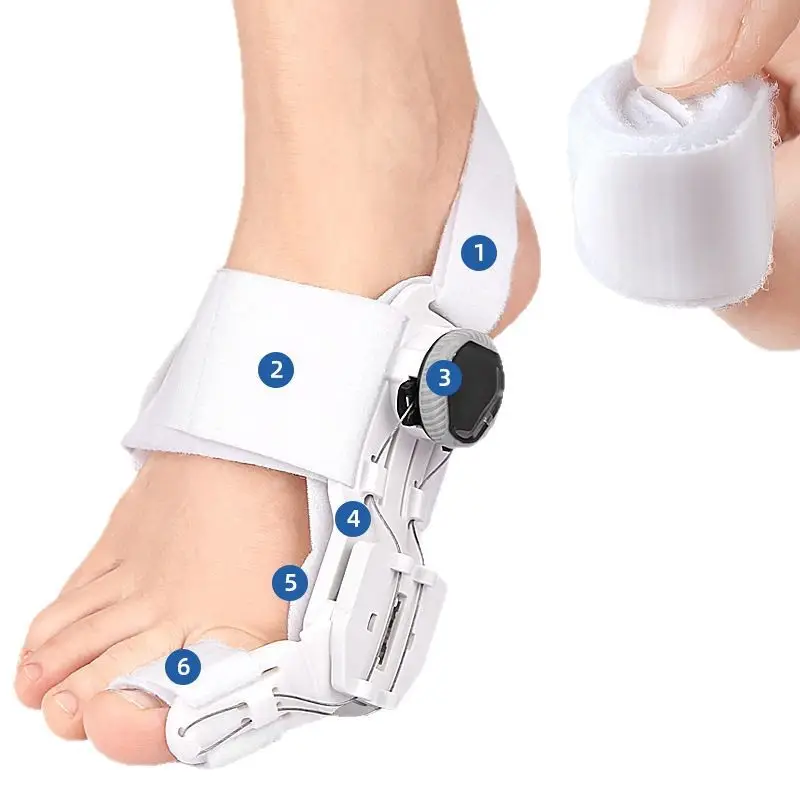Foreign Trade Thumb Toe Thumb Valgus Inversion Knob Adjustment Angle Big Toe Valgus Orthosis Toe Separator - Image 8