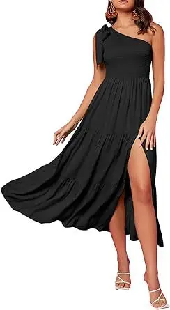 2024 Women's Navy Blue Pleated Summer Dress — feature 10