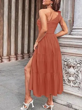 2024 Women's Navy Blue Pleated Summer Dress — feature 21
