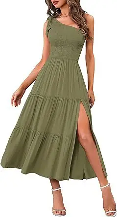 2024 Women's Navy Blue Pleated Summer Dress — feature 22