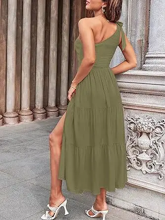 2024 Women's Navy Blue Pleated Summer Dress — feature 25