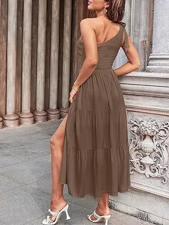 2024 Women's Navy Blue Pleated Summer Dress — feature 29