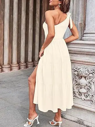 2024 Women's Navy Blue Pleated Summer Dress — feature 33