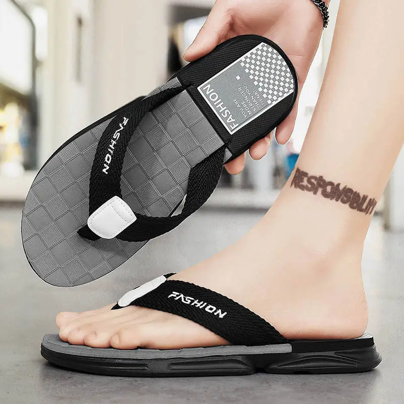 Men's Summer New Outfit Vietnam Clip Flip-Flops Men's Outdoor Sports Fashionable Non-Slip Wear-Resistant Beach Sandals - Image 8
