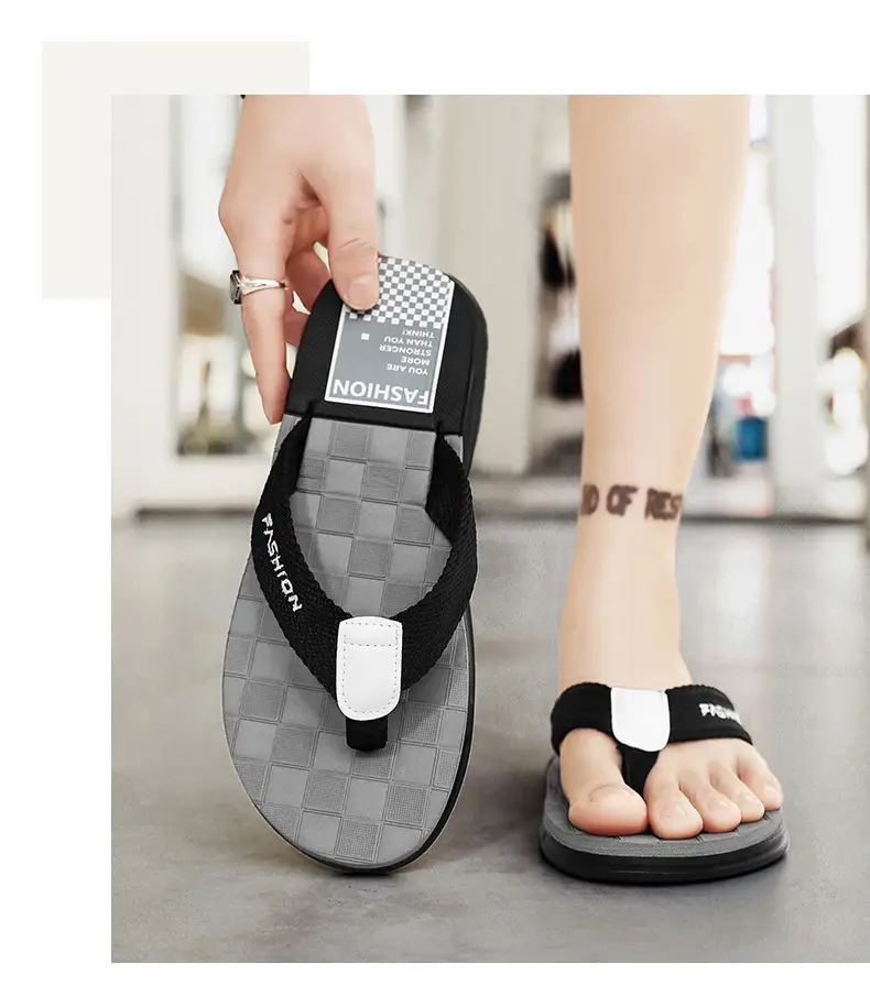 Men's Summer New Outfit Vietnam Clip Flip-Flops Men's Outdoor Sports Fashionable Non-Slip Wear-Resistant Beach Sandals — feature 11
