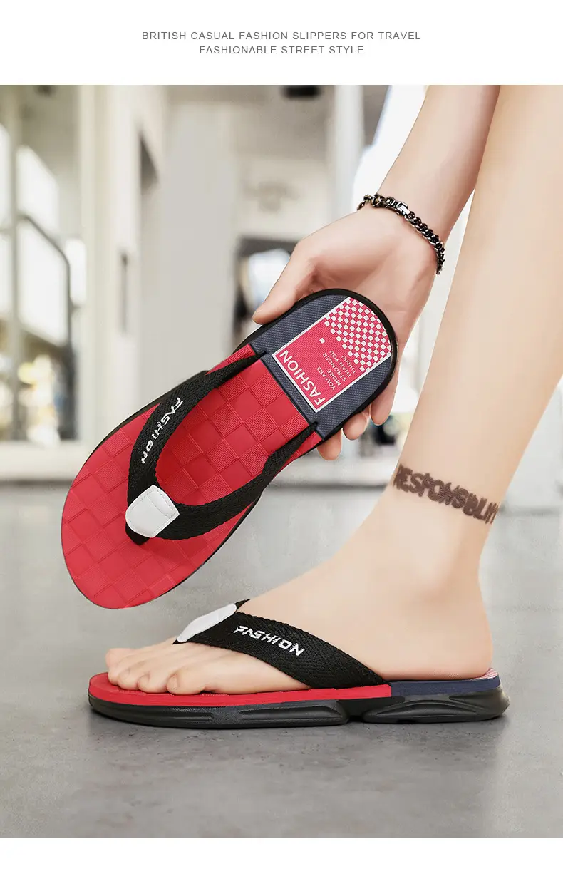 Men's Summer New Outfit Vietnam Clip Flip-Flops Men's Outdoor Sports Fashionable Non-Slip Wear-Resistant Beach Sandals — feature 15