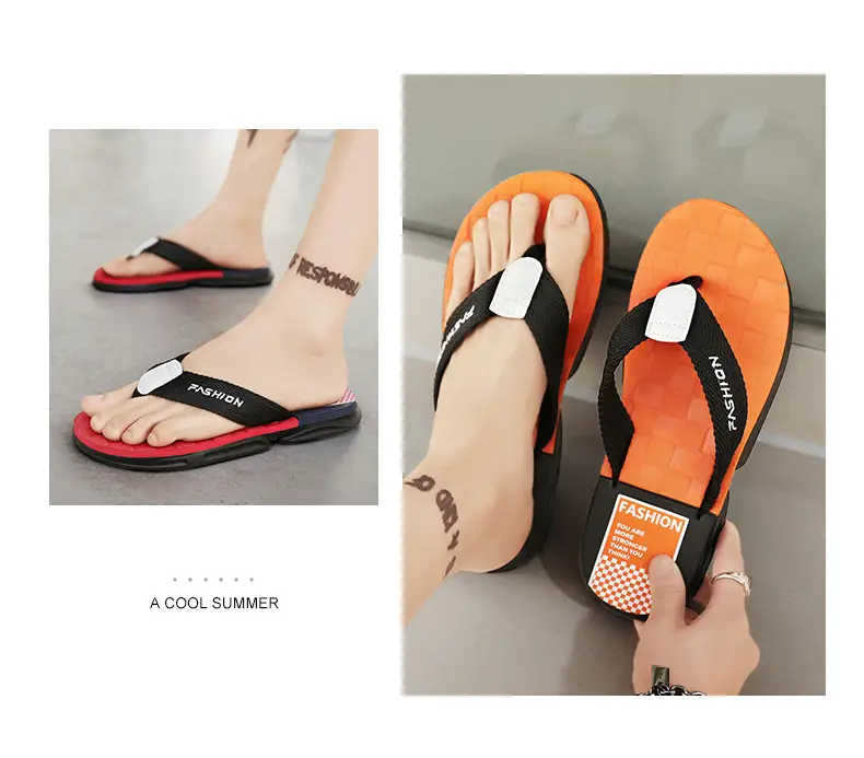 Men's Summer New Outfit Vietnam Clip Flip-Flops Men's Outdoor Sports Fashionable Non-Slip Wear-Resistant Beach Sandals — feature 3