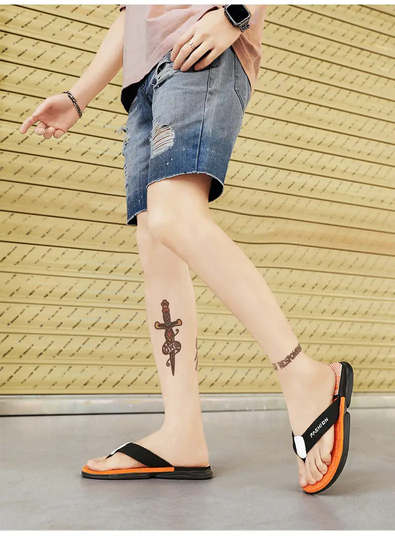 Men's Summer New Outfit Vietnam Clip Flip-Flops Men's Outdoor Sports Fashionable Non-Slip Wear-Resistant Beach Sandals — feature 9