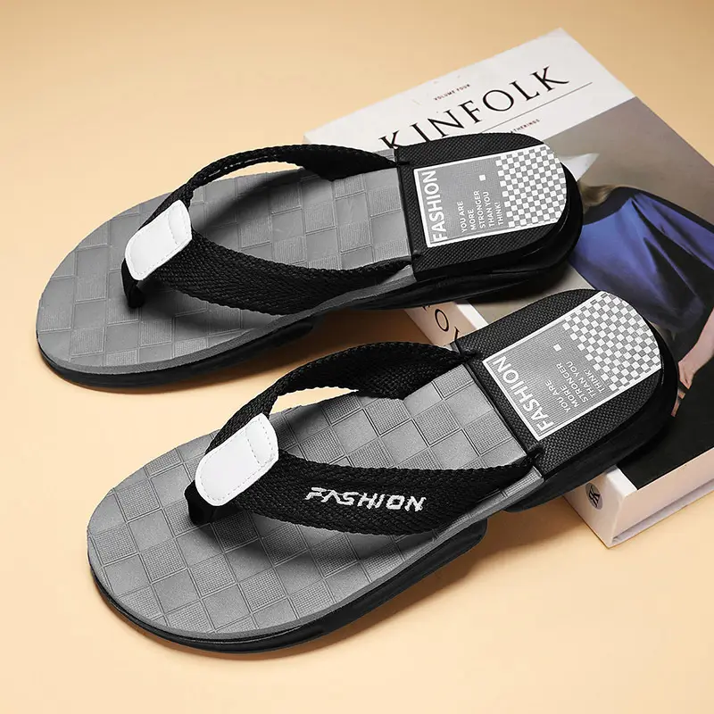 Men's Summer New Outfit Vietnam Clip Flip-Flops Men's Outdoor Sports Fashionable Non-Slip Wear-Resistant Beach Sandals - Image 4