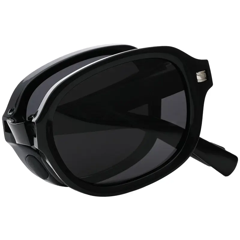 Folding Sunglasses Women Black UV Protection 2024 - Image 5