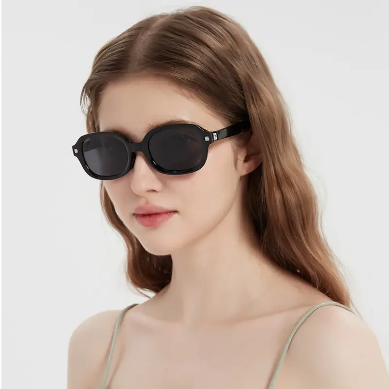 Folding Sunglasses Women Black UV Protection 2024 - Image 6