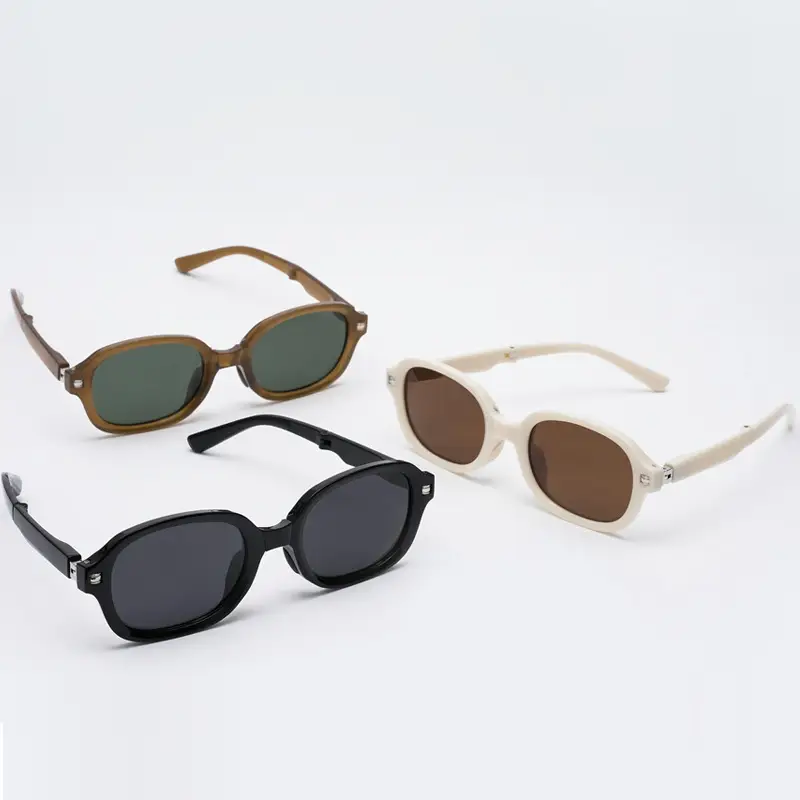 Folding Sunglasses Women Black UV Protection 2024 - Image 7