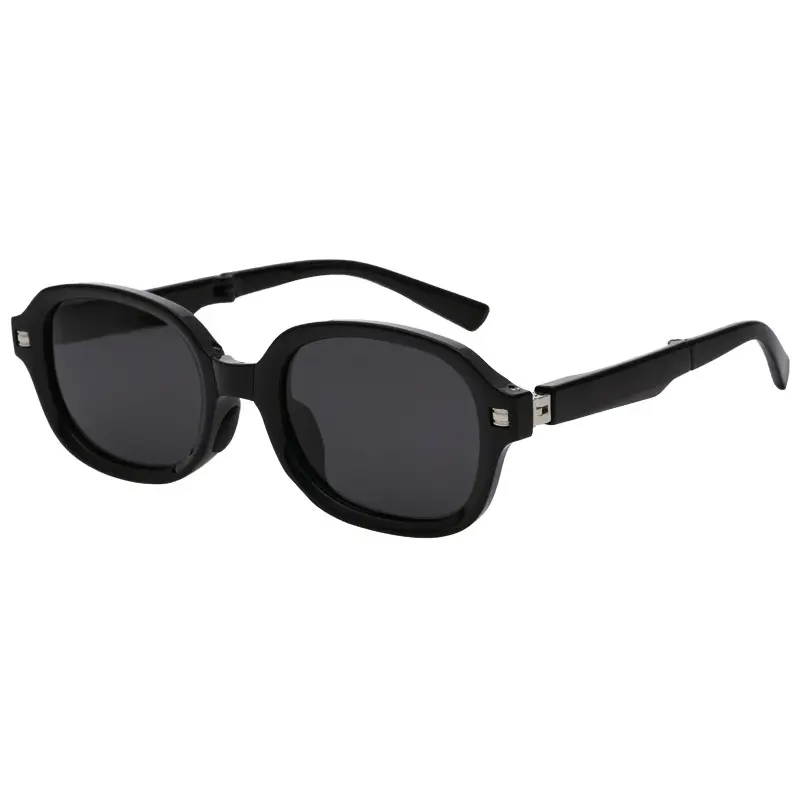 Folding Sunglasses Women Black UV Protection 2024 - Image 8