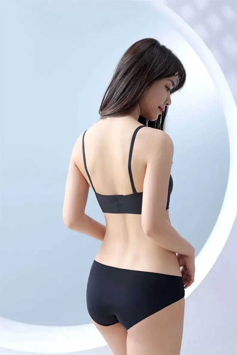 Black Strapless Non-Slip Tube Top Bra for Women — feature 25