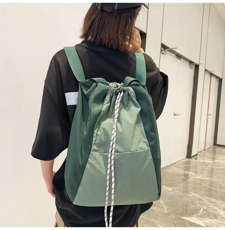 Black Nylon Shoulder Bag for Men Women Waterproof Sports — feature 23