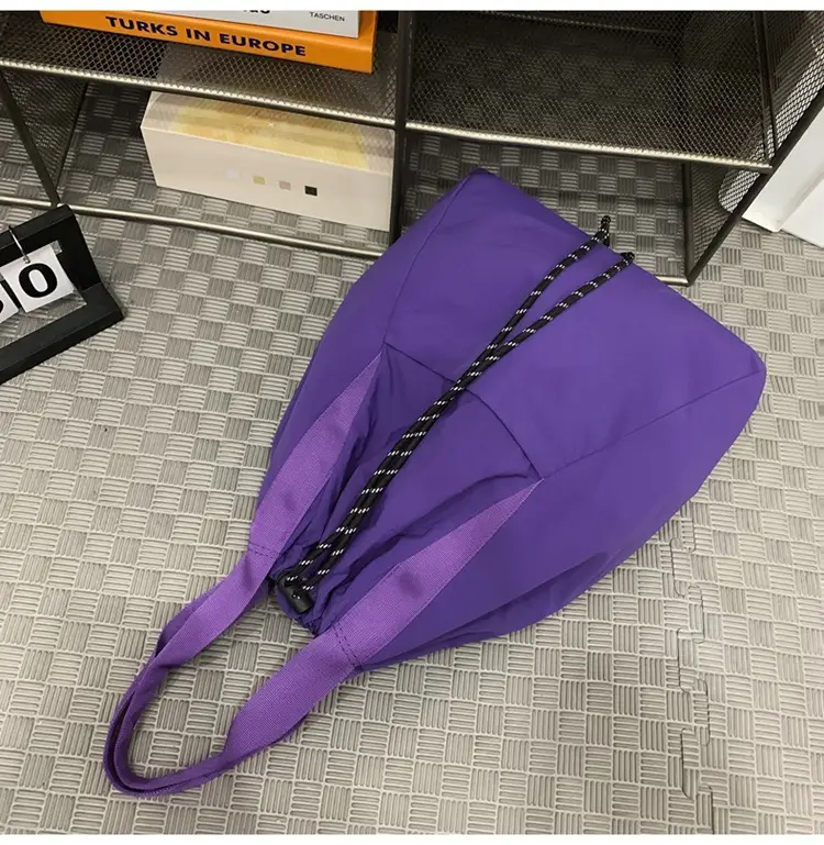 Black Nylon Shoulder Bag for Men Women Waterproof Sports — feature 35
