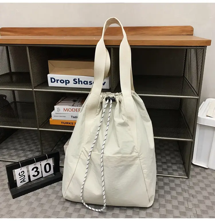 Black Nylon Shoulder Bag for Men Women Waterproof Sports — feature 38